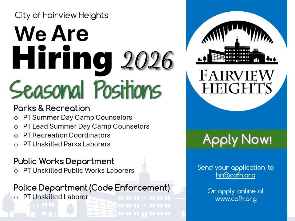 2026 Seasonal Positions